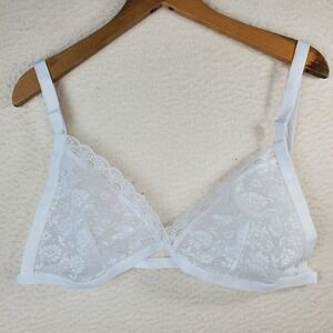 Empire Intimates Brief Panties And Bra Set 4X White Plus Size Drag White Vintage